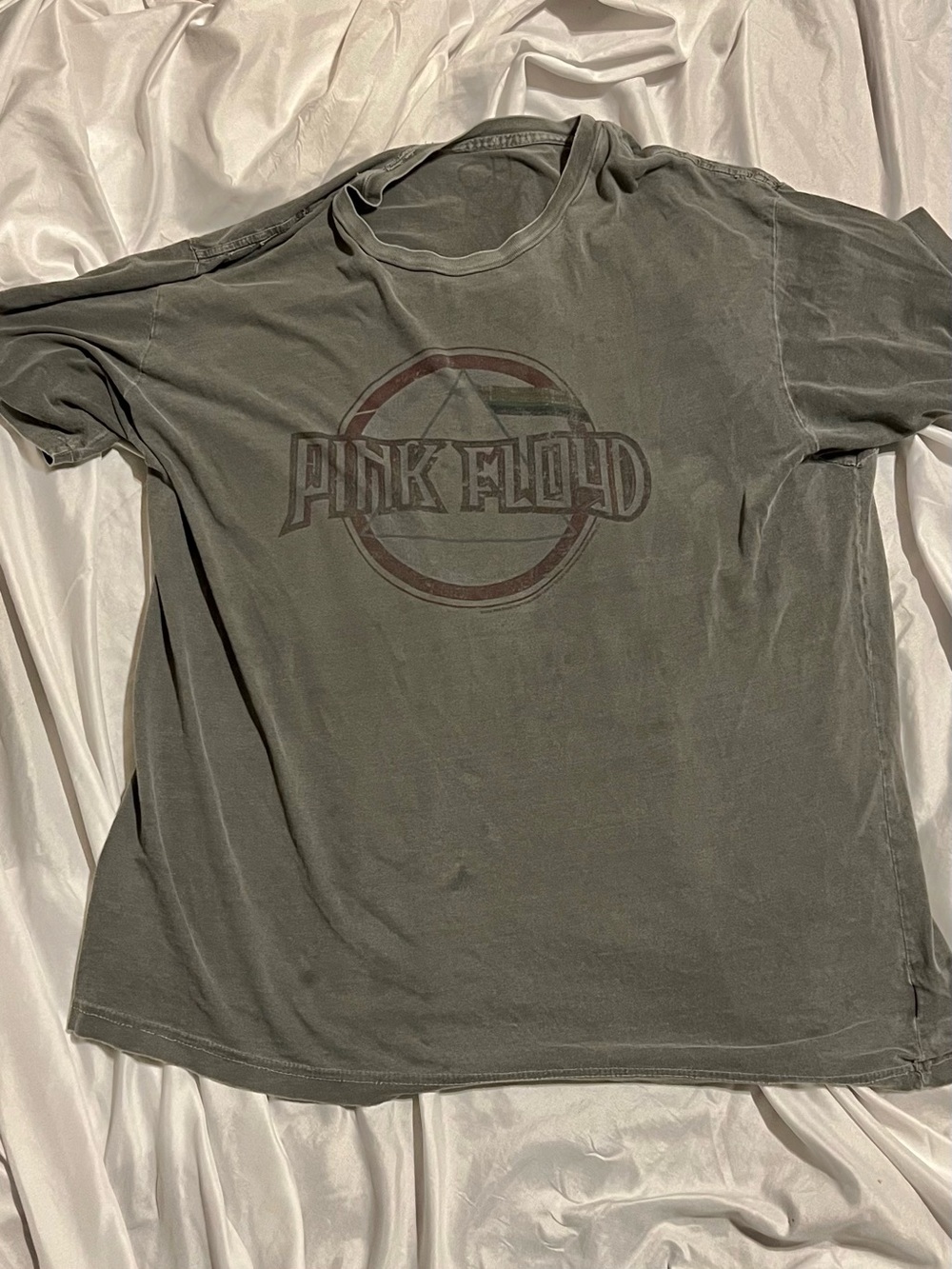 Pink Floyd Gray Band Tee with Subtle Graphic Men’s XL